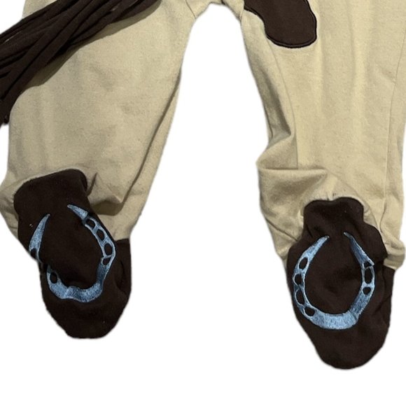 CRE8IONS COW Costume Hooded 6 Months One-sie Hook Halloween - Picture 7 of 10